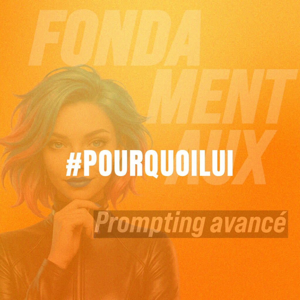 Illustration d’un épisode de podcast pédagogique sur l’intelligence artificielle expliquant comment formuler des prompts explicables, évaluables et défendables à partir de la question posée à la réponse